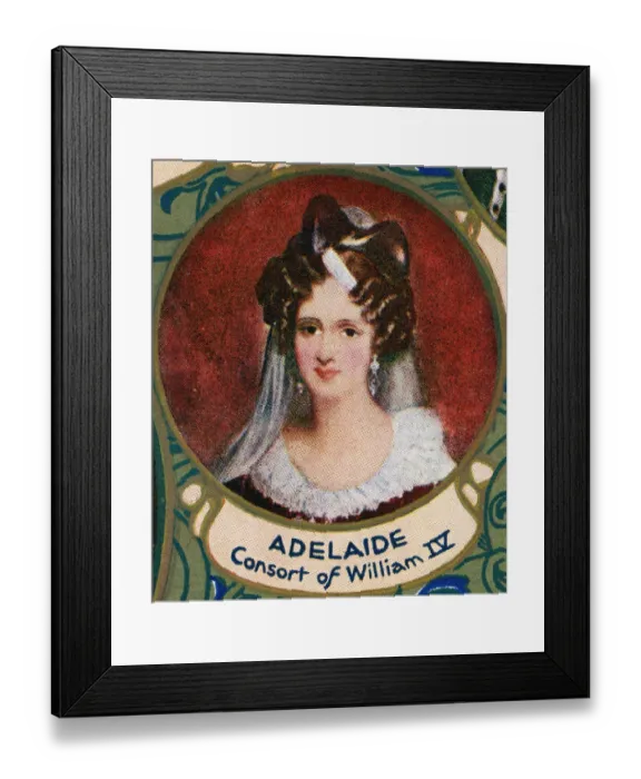 Framed Print : Princess Adelaide of Saxe-Meiningen (Adelaide Louise Theresa Caroline Amelia; later