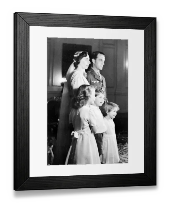Framed Print : Princess Katherine 34 years old sister of King Paul of Greece, was married in Athens Framed Print : Princess Katherine 34 years old sister of King Paul of Greece, was married in Athens