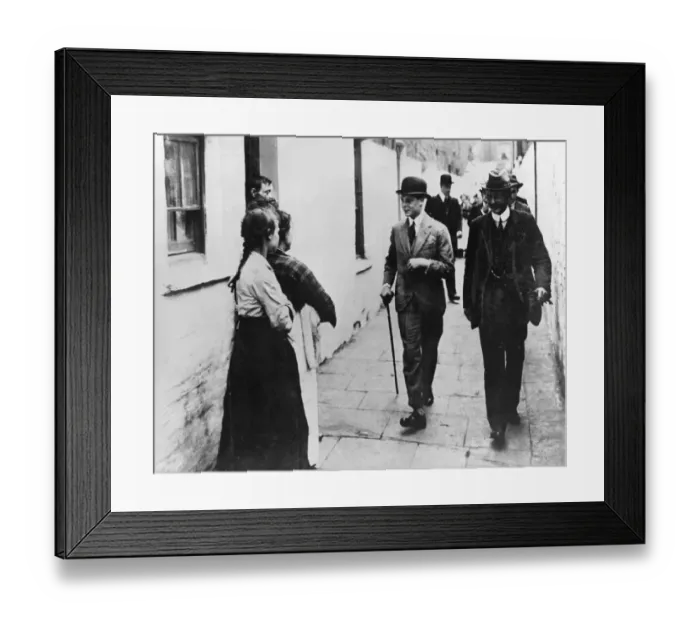 Framed Print : The Duke of Windsor (then Prince of Wales) passing St Framed Print : The Duke of Windsor (then Prince of Wales) passing St