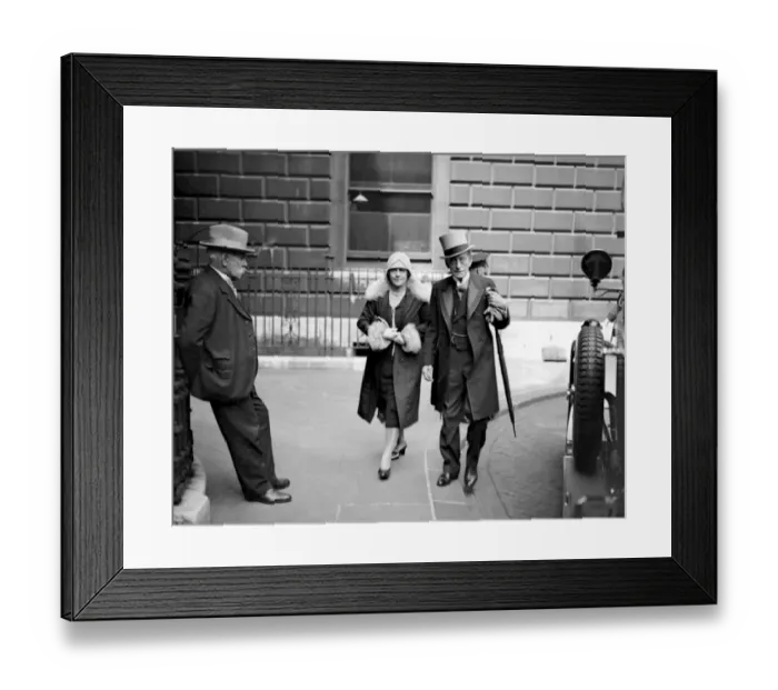 Framed Print : Private view day at the Royal acadamy. Sir Johnston and Lady Forbes-Robertson Framed Print : Private view day at the Royal acadamy. Sir Johnston and Lady Forbes-Robertson