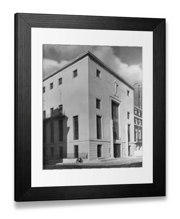 Framed Print : The Royal Institiute of British Architects Headquaters in Portland Place. Opened Framed Print : The Royal Institiute of British Architects Headquaters in Portland Place. Opened