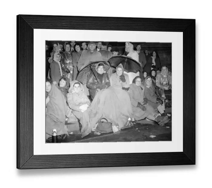 Framed Print : Royal Wedding. Although in the early hours of the morning it came on to rain as our picture chows