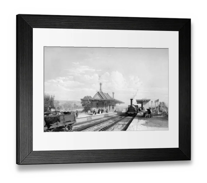 Framed Print : Pangbourn Station
