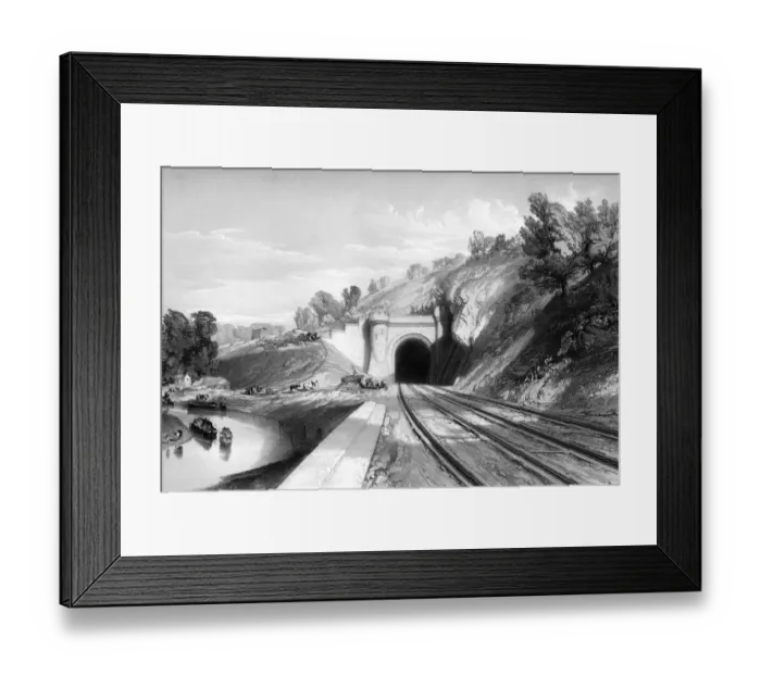 Framed Print : Long Tunnel, Foxs Wood (from the West) Framed Print : Long Tunnel, Foxs Wood (from the West)