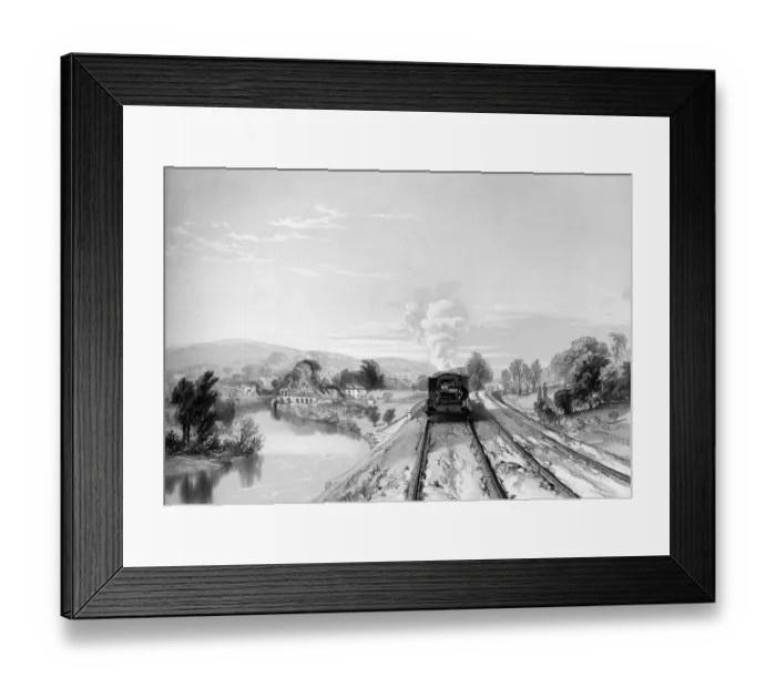 Framed Print : Railway and Avon near Bath Framed Print : Railway and Avon near Bath