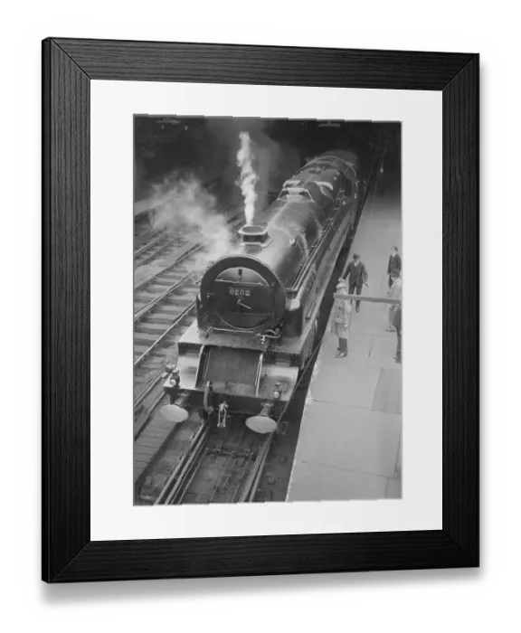 Framed Print : Britains first turbine driven locomotive on view at Euston Framed Print : Britains first turbine driven locomotive on view at Euston