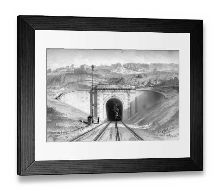 Framed Print : Box Tunnel west front