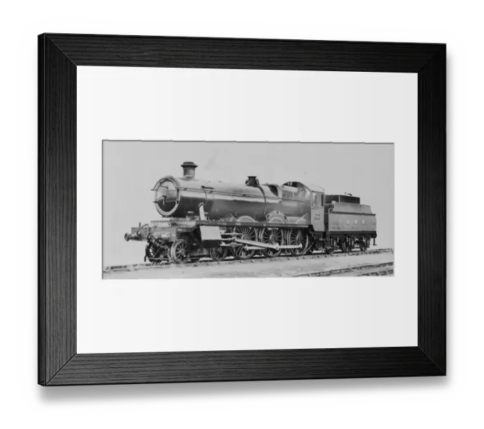 Framed Print : G. W. R Locomotive. Garth Hall. Undated