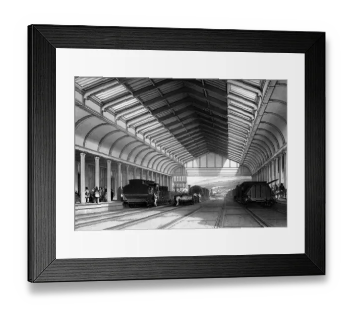 Framed Print : Bath station interior Framed Print : Bath station interior
