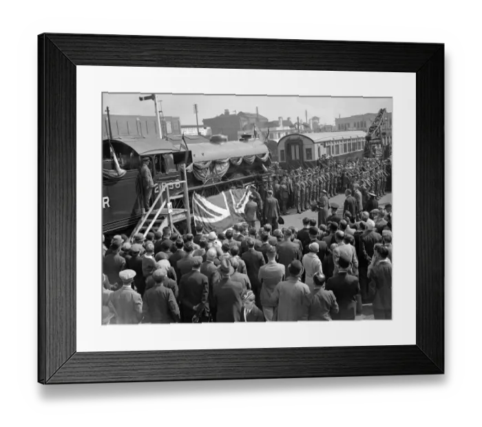Framed Print : The scene at Romford when a London and North Eastern Railway Engine was named Essex Framed Print : The scene at Romford when a London and North Eastern Railway Engine was named Essex