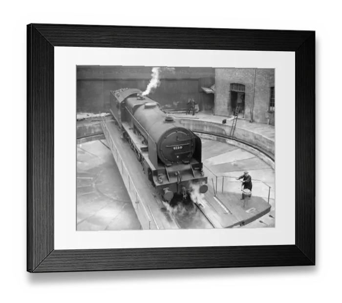 Framed Print : A Giant turntable - Twenty eight men with two 36 ton cranes took an hour to install Framed Print : A Giant turntable - Twenty eight men with two 36 ton cranes took an hour to install
