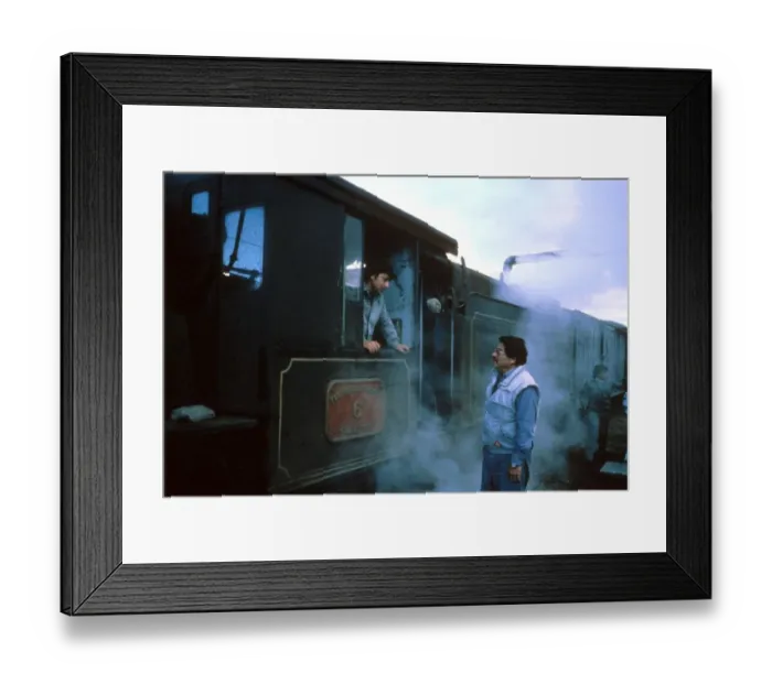 Framed Print : An old train in Patagonia, Argentina 1992