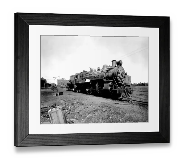 Framed Print : 3318 steam train: first of its type, built in 1904 Framed Print : 3318 steam train: first of its type, built in 1904