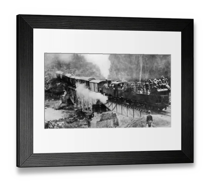 Framed Print : Nigerian troops entrained on the Northern Railway German Cameroon WWI Framed Print : Nigerian troops entrained on the Northern Railway German Cameroon WWI