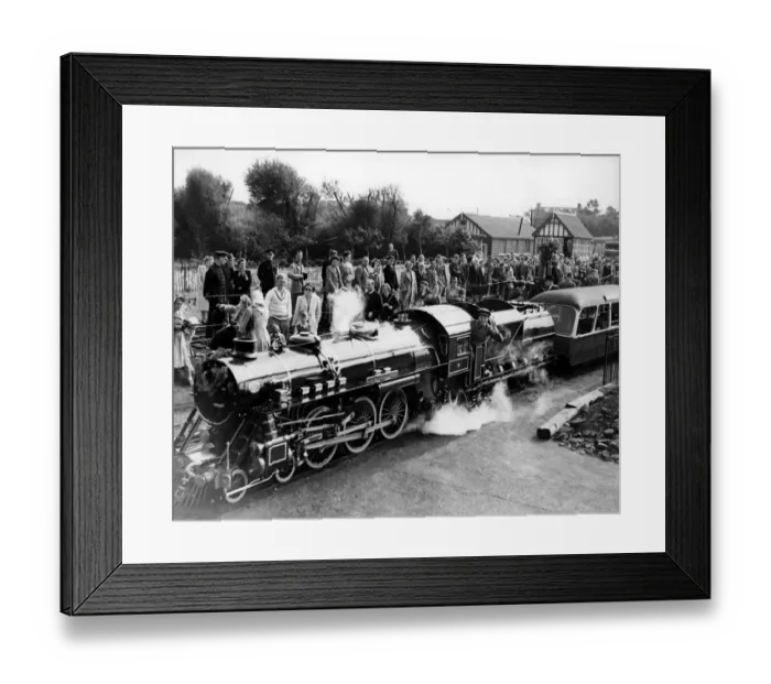Framed Print : Winston Churchills grandson names a locomotive after his famous grandfather. Master Julian Sandys Framed Print : Winston Churchills grandson names a locomotive after his famous grandfather. Master Julian Sandys