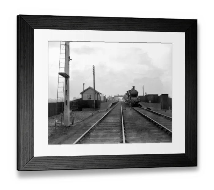 Framed Print : London and North Eastern Railway Wetherby Racecourse Station. 31 October 1924 Framed Print : London and North Eastern Railway Wetherby Racecourse Station. 31 October 1924