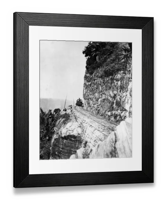 Framed Print : Railway going up from the plains of Colombo to Kandy Ceylon Sensation Rock on Framed Print : Railway going up from the plains of Colombo to Kandy Ceylon Sensation Rock on