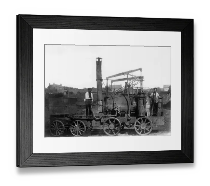 Framed Print : William Hedleys Puffing Billy at work at a colliery 1813