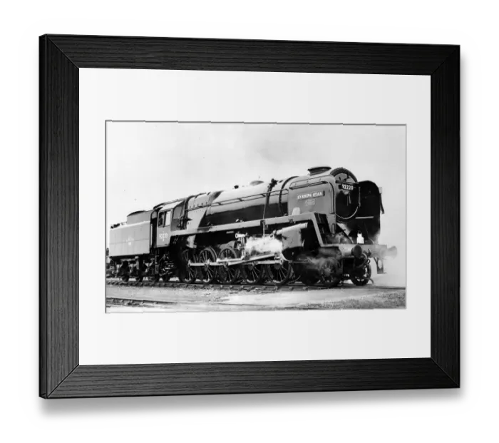 Framed Print : Evening Star the last steam train to be built in Britian Framed Print : Evening Star the last steam train to be built in Britian