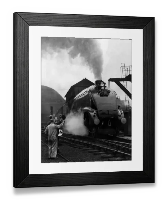 Framed Print : The Capitals Limited London to Edinburgh non stop express Framed Print : The Capitals Limited London to Edinburgh non stop express