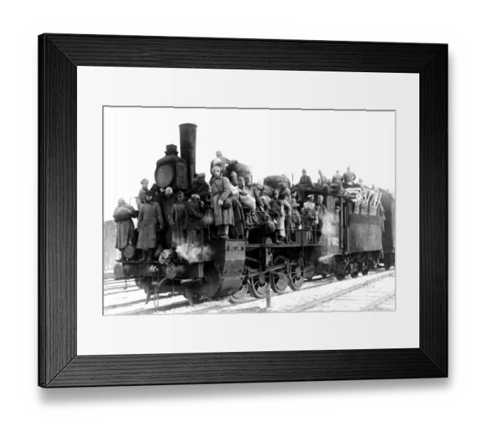 Framed Print : German prisoners returning from Russia. Kieff Framed Print : German prisoners returning from Russia. Kieff
