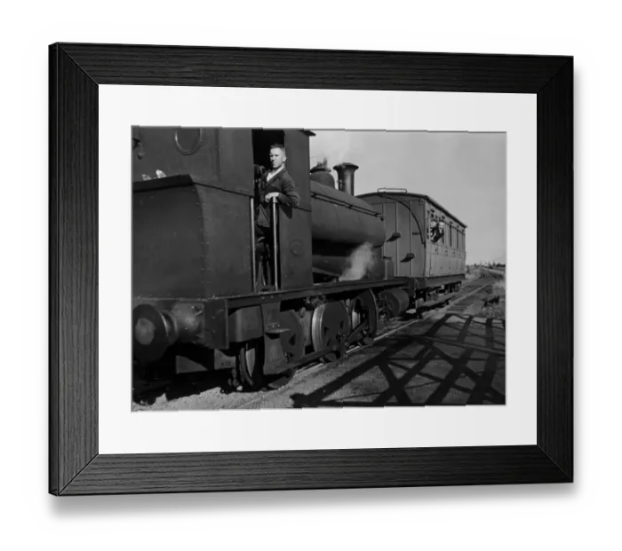 Framed Print : Train driver Passengers looking out of the window Framed Print : Train driver Passengers looking out of the window