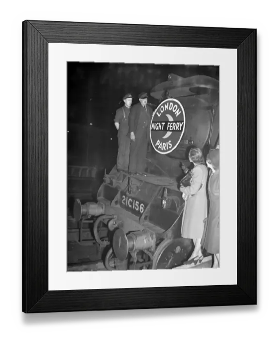 Framed Print : The Night Ferry, special comfort service for business men resumed service again Framed Print : The Night Ferry, special comfort service for business men resumed service again