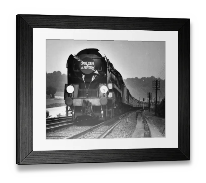 Framed Print : Golden Arrow steam train Framed Print : Golden Arrow steam train