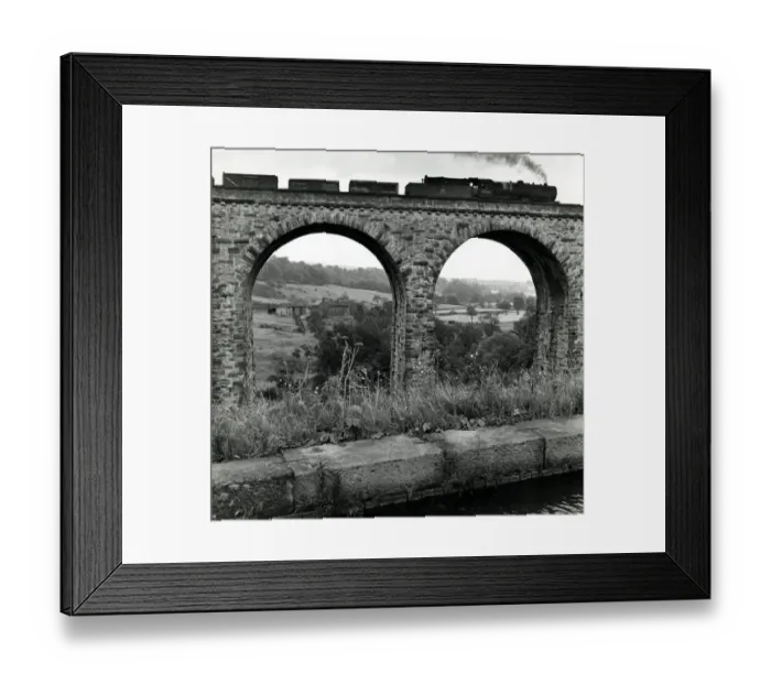 Framed Print : Viaduct taken from towpath of simple aquaduct on the Rochdale Canal ?TopFoto Framed Print : Viaduct taken from towpath of simple aquaduct on the Rochdale Canal ?TopFoto