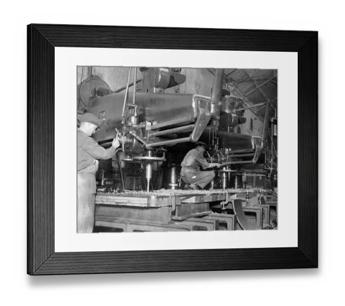 Framed Print : The Swinton works of the Great Western Railway are busy on the annual programme of renewals Framed Print : The Swinton works of the Great Western Railway are busy on the annual programme of renewals