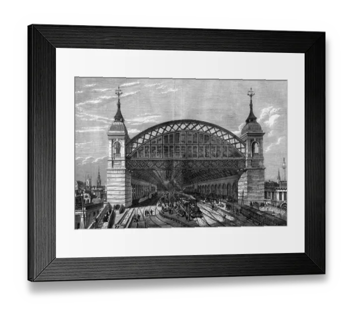 Framed Print : The city terminus of the South-Eastern Railway, Cannon Street - Cannon Street is a National Rail Framed Print : The city terminus of the South-Eastern Railway, Cannon Street - Cannon Street is a National Rail
