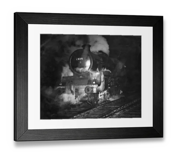 Framed Print : Train - the last LMS train to leave London before state ownership from St. Pancras 1st January 1948 Framed Print : Train - the last LMS train to leave London before state ownership from St. Pancras 1st January 1948