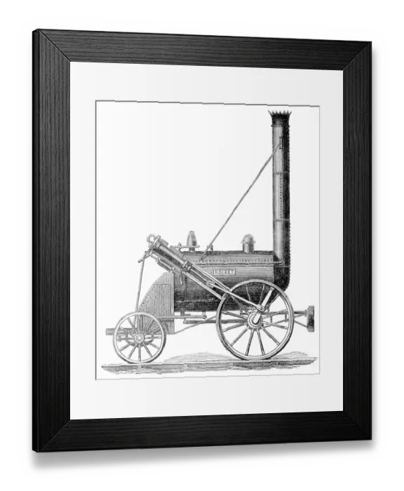 Framed Print : Stephensons Rocket. 1829 Framed Print : Stephensons Rocket. 1829
