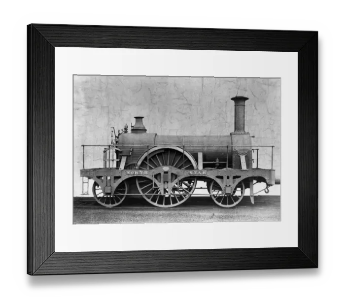 Framed Print : The North Star 1837 rebuilt in 1854 Framed Print : The North Star 1837 rebuilt in 1854