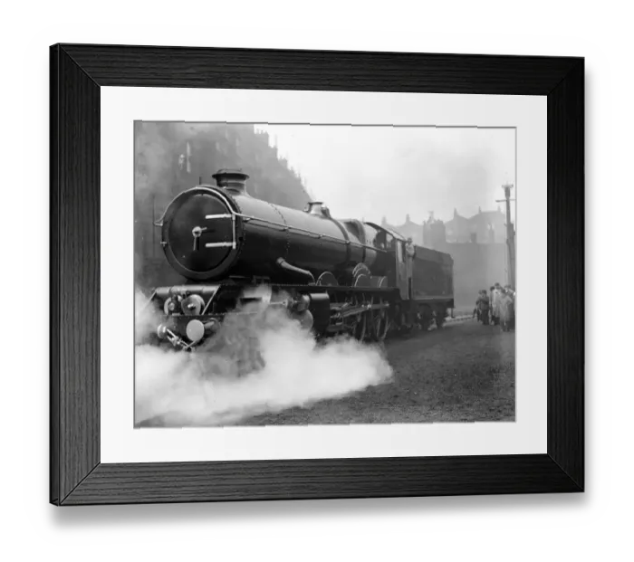 Framed Print : The New Great Western Railway Engine King George V. 29 June 1927