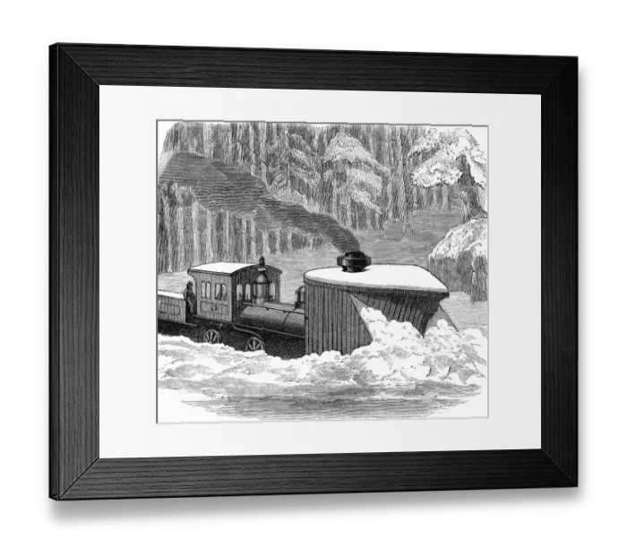 Framed Print : Snow plough ?TopFoto Framed Print : Snow plough ?TopFoto