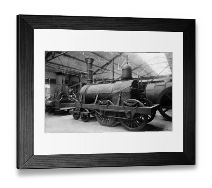 Framed Print : Campbell Campbells first Locomotive 1837 Framed Print : Campbell Campbells first Locomotive 1837