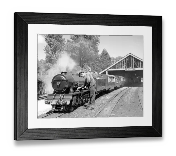 Framed Print : Steam Engine Samson ( 6 ) on the Romney, Hythe & Dymchurch Railway at Hythe Station Framed Print : Steam Engine Samson ( 6 ) on the Romney, Hythe & Dymchurch Railway at Hythe Station