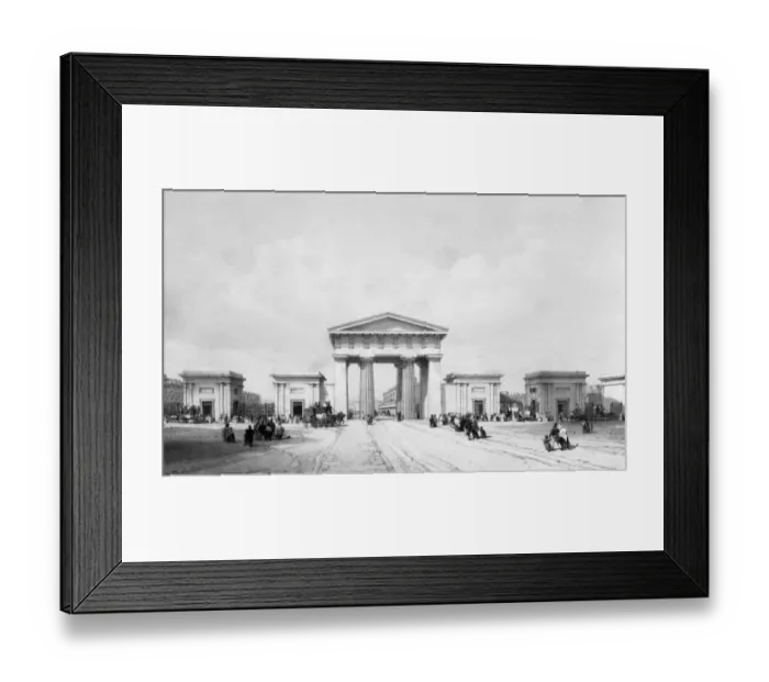 Framed Print : From Bournes Drawings of the London and Birmingham Railway 1839 Euston Grove Station Framed Print : From Bournes Drawings of the London and Birmingham Railway 1839 Euston Grove Station