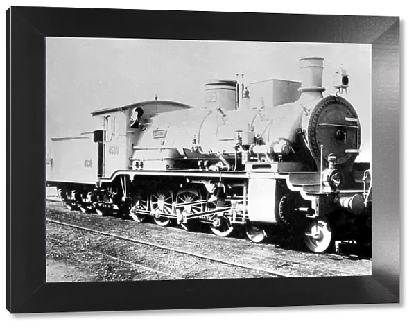 Steam Train Mastodout (?) Italy nineteenth century