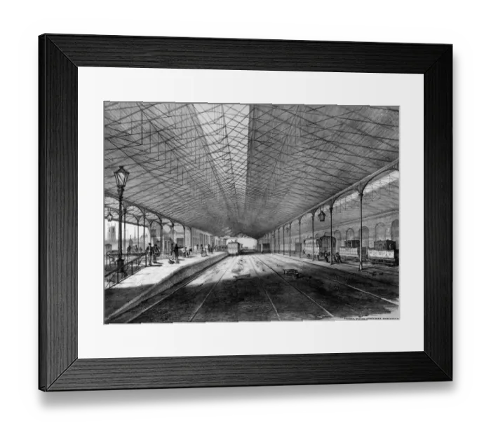 Framed Print : In 1838 Samuel Brooks, vice-chairman of the Manchester and Leeds Railway (MLR) bought Framed Print : In 1838 Samuel Brooks, vice-chairman of the Manchester and Leeds Railway (MLR) bought
