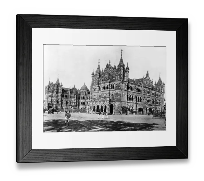 Framed Print : The Victoria Terminus GIP railway 1909-14 Framed Print : The Victoria Terminus GIP railway 1909-14
