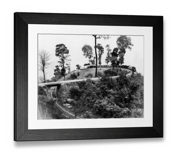 Framed Print : The loop Agony Point on East Bengal Railway 1894-98 Framed Print : The loop Agony Point on East Bengal Railway 1894-98