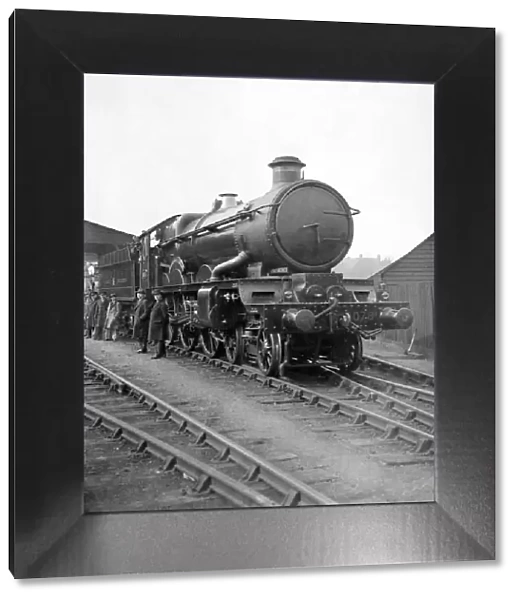 The New Great Western Railway Engine Caerphilly Castle on the occasion of demonstration