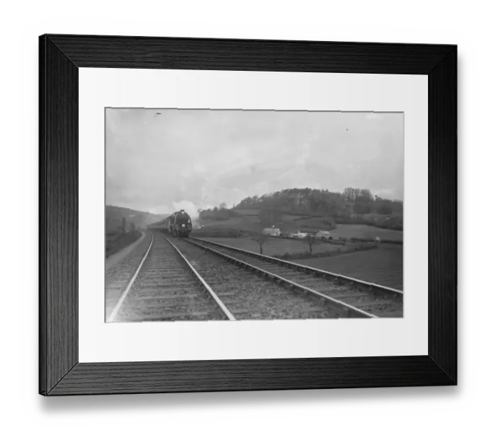 Framed Print : The Atlantic Coast Express in South Devon