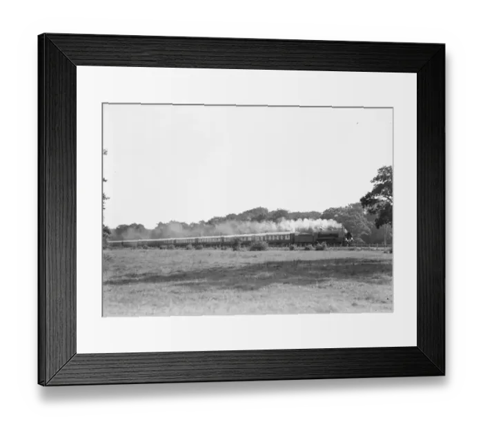 Framed Print : The Bournemouth belle,s R All Pullman Luxury Train, London to Bournemouth passing Framed Print : The Bournemouth belle,s R All Pullman Luxury Train, London to Bournemouth passing