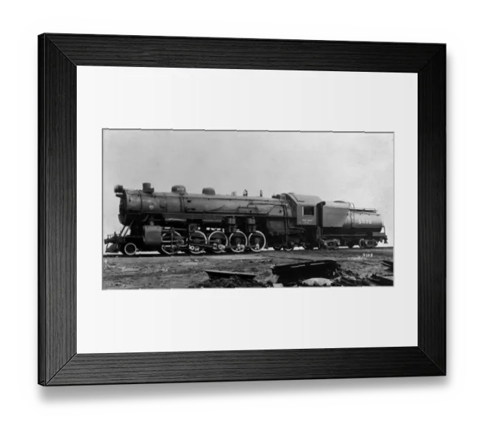 Framed Print : Santa Fe type built by Baldwin Locomotive Works 1917 Framed Print : Santa Fe type built by Baldwin Locomotive Works 1917
