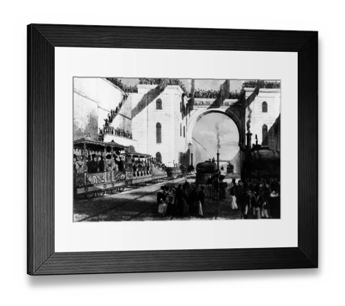 Framed Print : The Opening of the Liverpool & Manchester Railway September 15th 1830