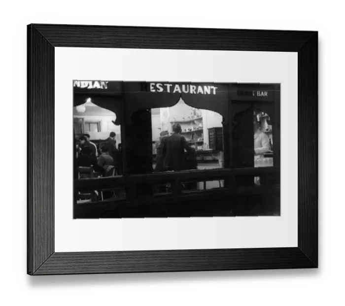 Framed Print : An Indian Restaurant in Soho, London, England. 31 May 1947 Framed Print : An Indian Restaurant in Soho, London, England. 31 May 1947