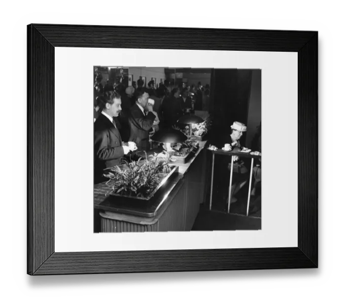 Framed Print : The Tea Centre off the Haymarket, London 1951
